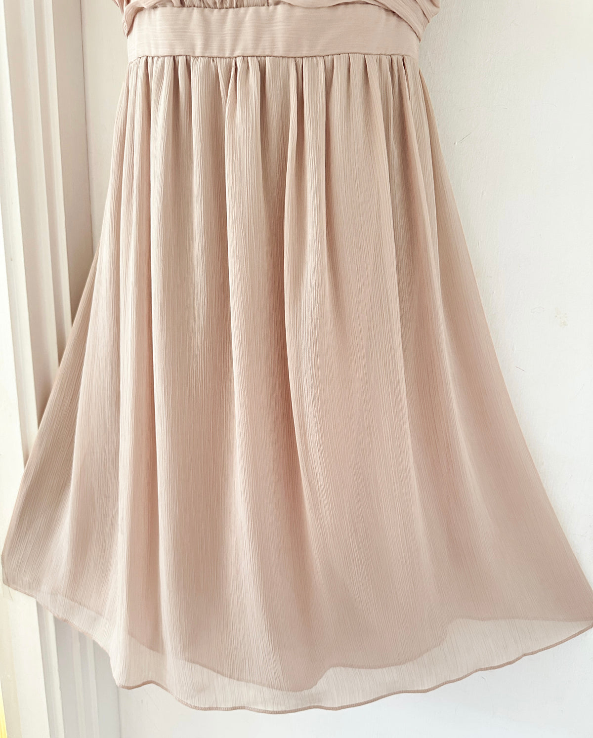 Bnwt Frock and Frill beaded detail nude over the knee occasion dress size 22