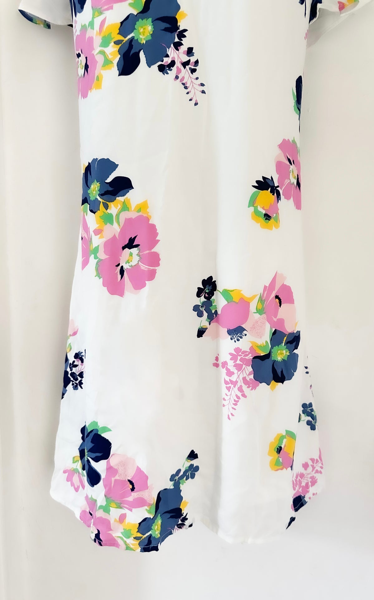 Bnwt Gap white floral relaxed summer short tunic dress size S (Uk 8-10)