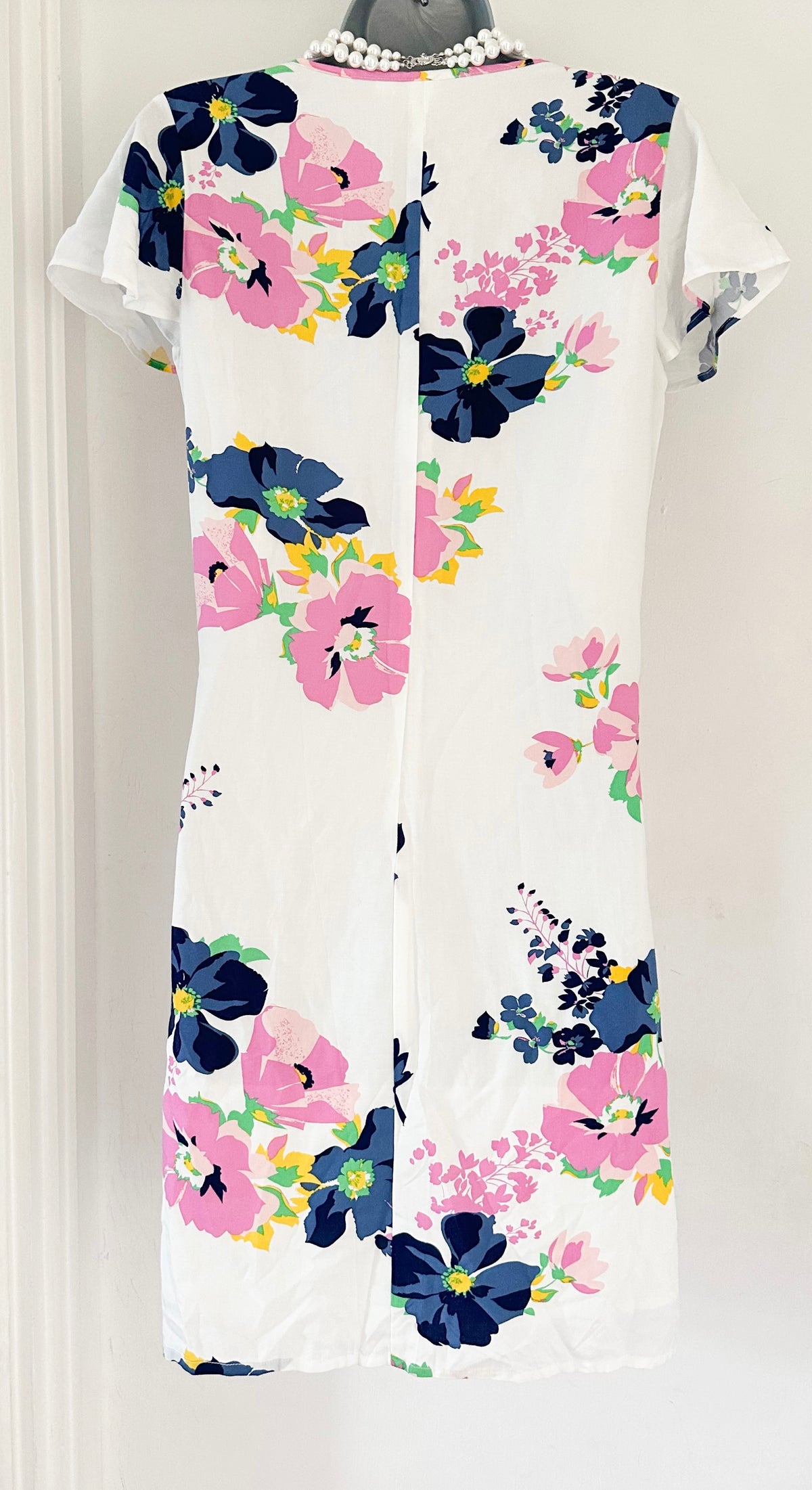 Bnwt Gap white floral relaxed summer short tunic dress size S (Uk 8-10)